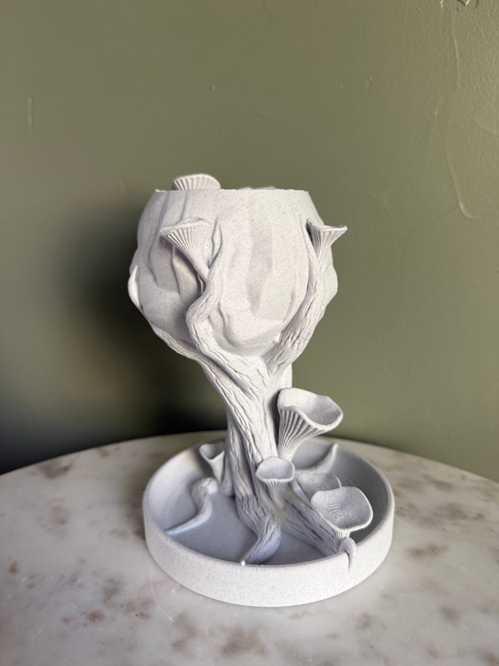 Mushroom and Roots Vase Planter