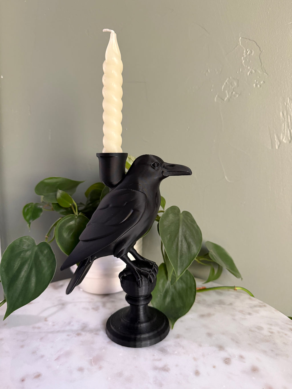 Raven Candlestick